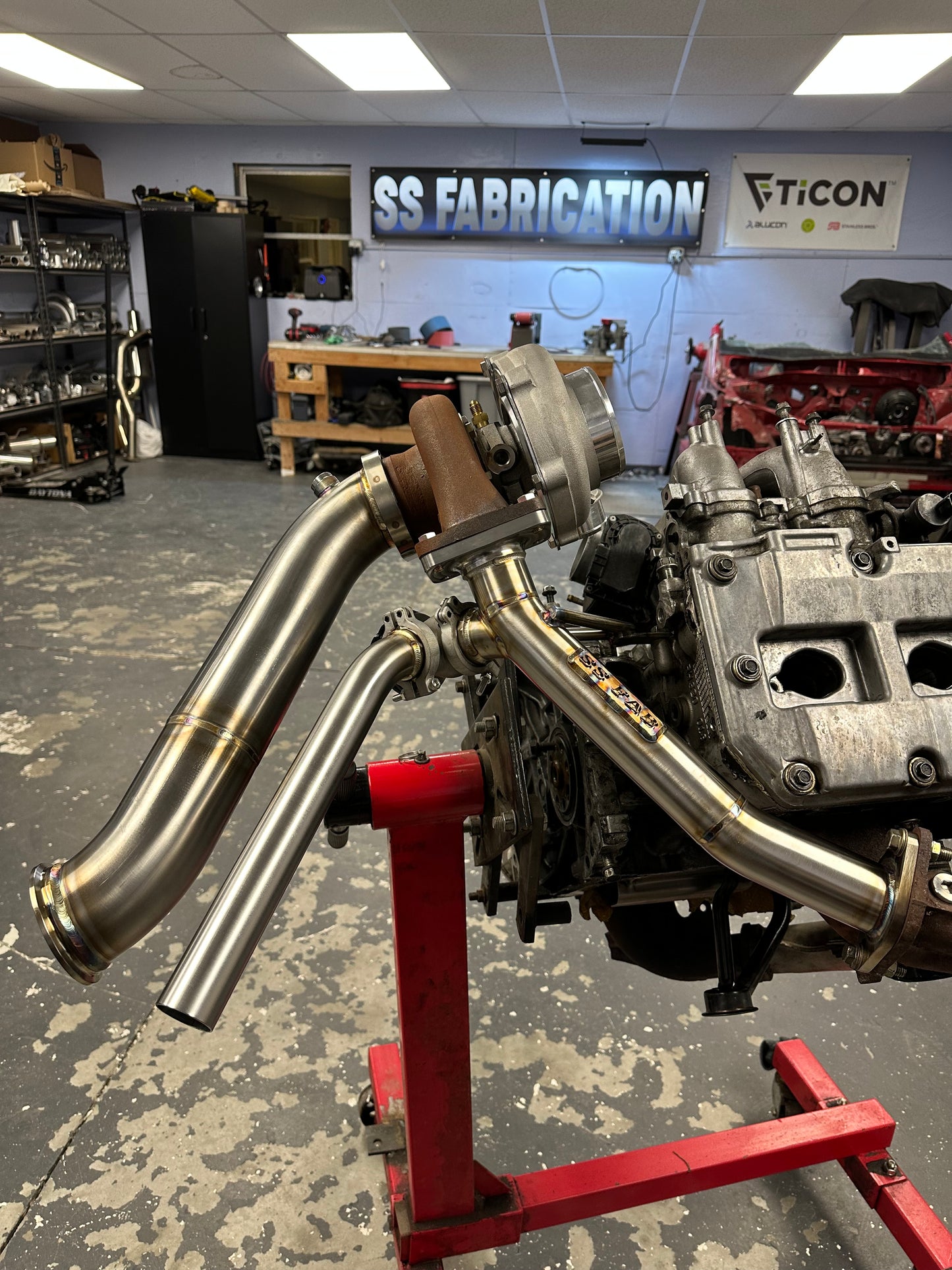 Subaru Rotated Turbo Up and Down Pipe Set 02-14 WRX/ 04-21 STi