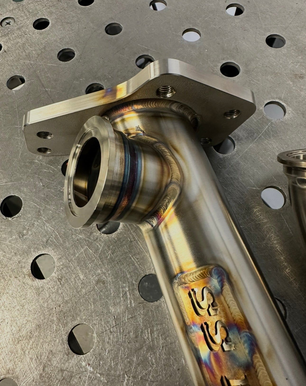WRX/ STi stock location up pipe w/ EWG
