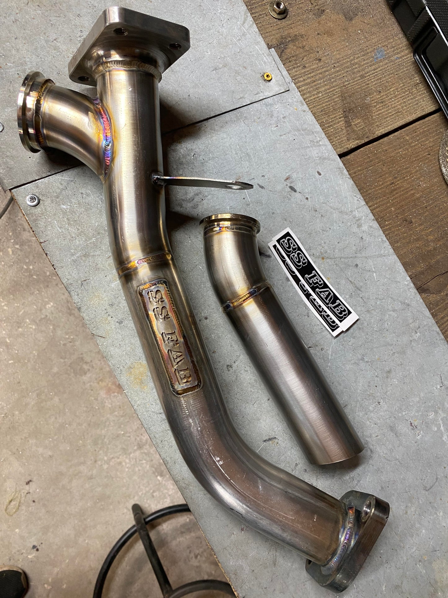 SS Fab 2" Subaru Rotated Turbo Up Pipe 02-14 WRX/ 04-22 STi